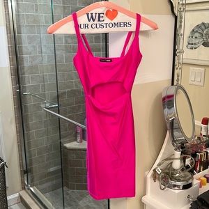 FASHIONNOVA Bright Pink Mini Dress